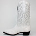 Botas de Avestruz Original Horma Puntal Color Blanco LAB