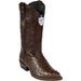 Botas de Avestruz Original Horma Puntal WW-29903