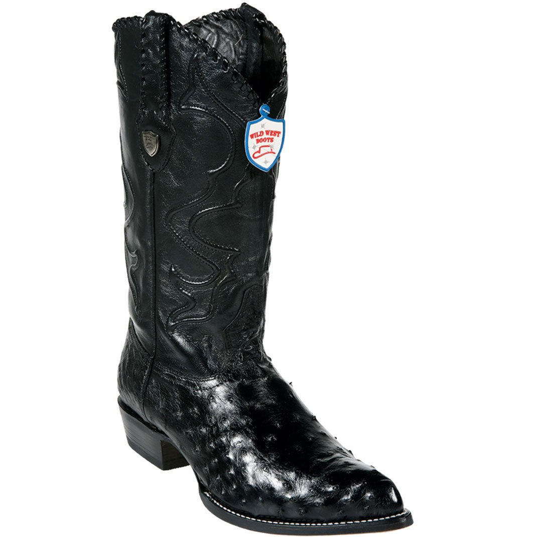 Botas de Avestruz Original Horma Puntal WW-29903