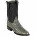 Botas de Avestruz Original Horma Roper Color Gris