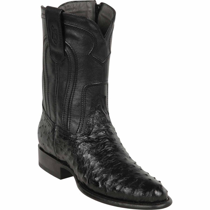 Botas de Avestruz Original Horma Roper con Zipper