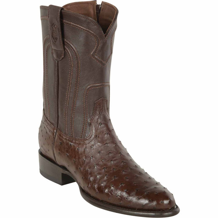Botas de Avestruz Original Horma Roper con Zipper