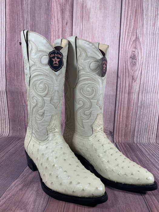 Botas de Avestruz Original Punta Oval LAB