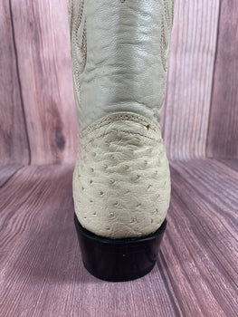 Botas de Avestruz Original Punta Oval LAB-650304