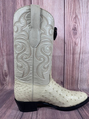 Botas de Avestruz Original Punta Oval LAB