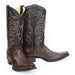 Botas de Avestruz Original Punta Recortada