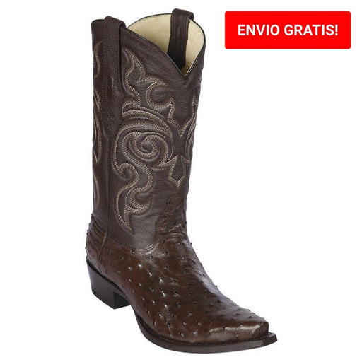 Botas de Avestruz Original Punta Recortada