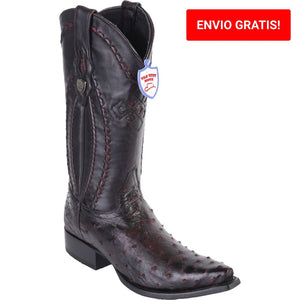 Botas de Avestruz Panza Suave Horma Ancha LAB