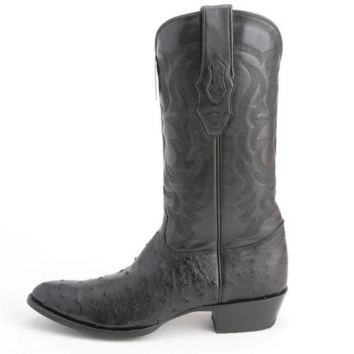 Botas de Avestruz Original Punta Redonda LAB