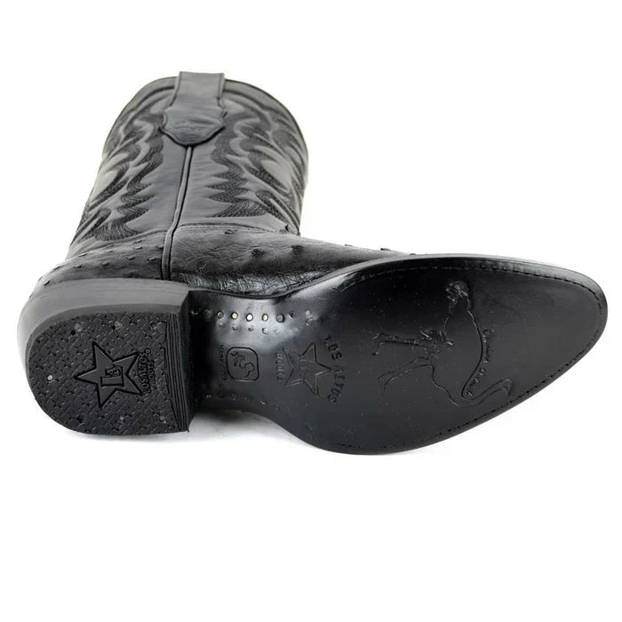 Botas de Avestruz Original Punta Redonda LAB