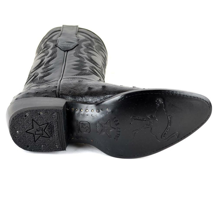 Botas de Avestruz Original Punta Redonda LAB-650305