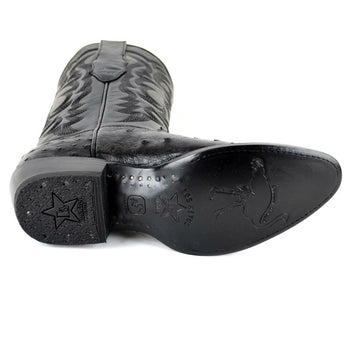 Botas de Avestruz Original Punta Redonda LAB-650305