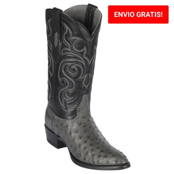 Botas de Avestruz Original Punta Redonda LAB