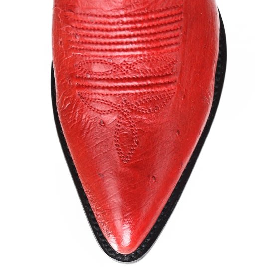 Botas de Avestruz Panza Horma Puntal LAB