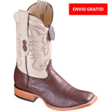 Botas de Avestruz Panza Suave Horma Ancha