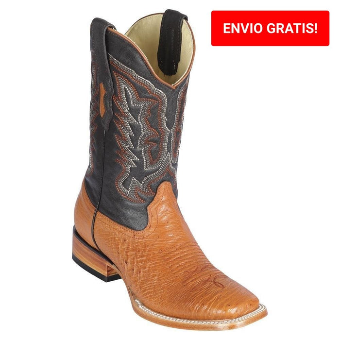 Botas de Avestruz Panza Suave Horma Ancha