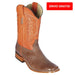 Botas de Avestruz Panza Suave Horma Ancha LAB