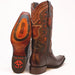 Botas de Pata de Avestruz Original con Venado Horma Europea LAB-76F0516