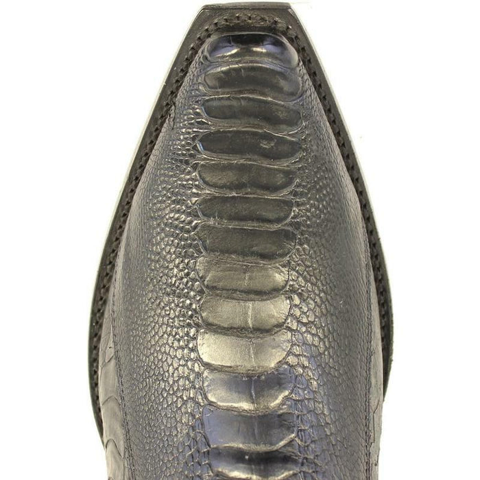 Botas de Avestruz Pata Horma Punta Recortada