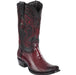 Botas de Avestruz Pata Original Horma Semi Redonda LAB