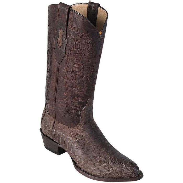Botas de Avestruz Pata Original Horma Semi Redonda