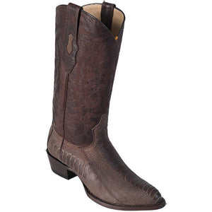 Botas de Avestruz Pata Original Horma Semi Redonda