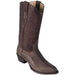 Botas de Avestruz Pata Original Horma Semi Redonda