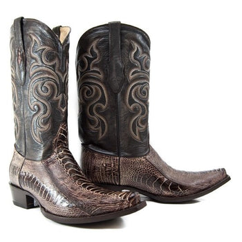 Botas de Avestruz Pata Punta Recortada - Image 2