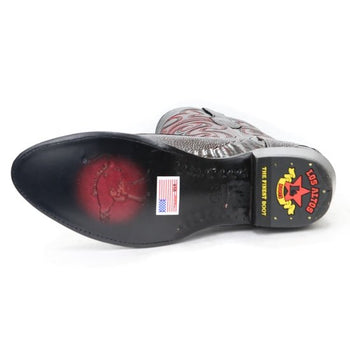 Botas de Avestruz Pata Punta Redonda LAB - Image 5