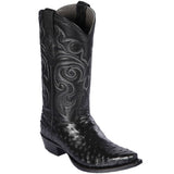 Botas de Avestruz Punta Recortada