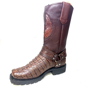 Botas de Cocodrilo Caimán Biker Cola para Motociclista - Image 4