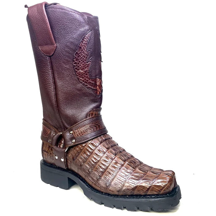 Botas de Cocodrilo Caimán Biker Cola para Motociclista - Image 2