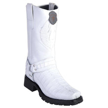 Botas de Cocodrilo Caimán Biker Cola para Motociclista LAB