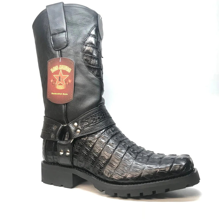 Botas de Cocodrilo Caimán Cola Biker para Motociclista LAB - Image 2