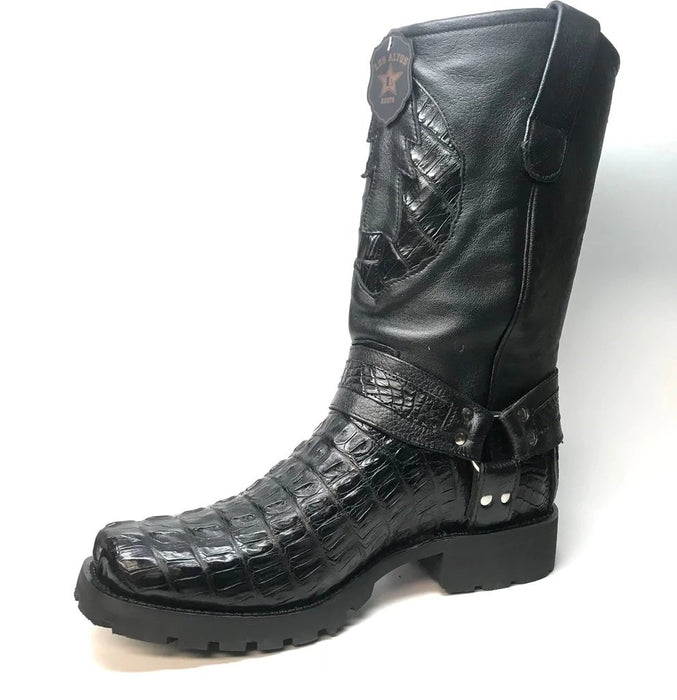 Botas de Cocodrilo Caimán Cola Biker para Motociclista LAB - Image 3