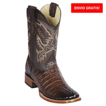 Botas de Cocodrilo Caiman Cola Horma Amplia