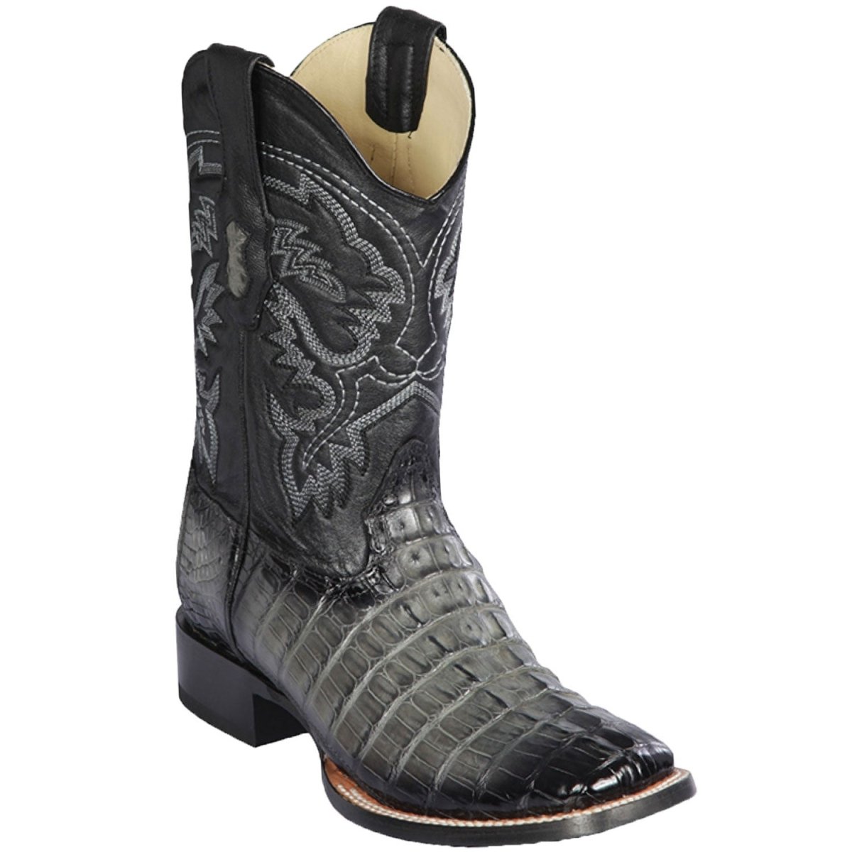 Botas de Cocodrilo Caiman Cola Horma Amplia