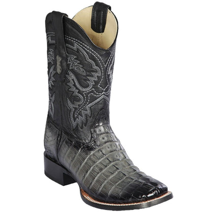 Botas de Cocodrilo Caiman Cola Horma Amplia