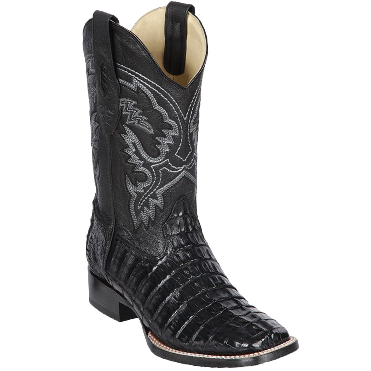 Botas de Cocodrilo Caiman Cola Horma Amplia