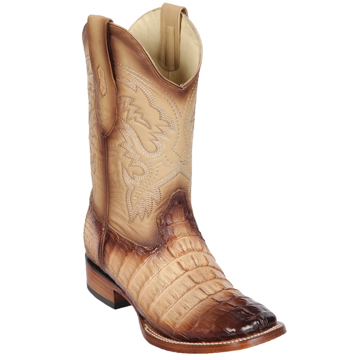 Botas de Cocodrilo Caiman Cola Horma Amplia
