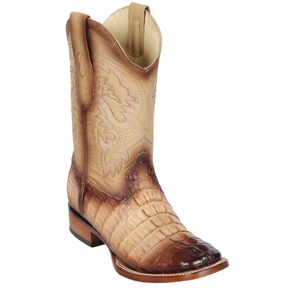 Botas de Cocodrilo Caiman Cola Horma Amplia