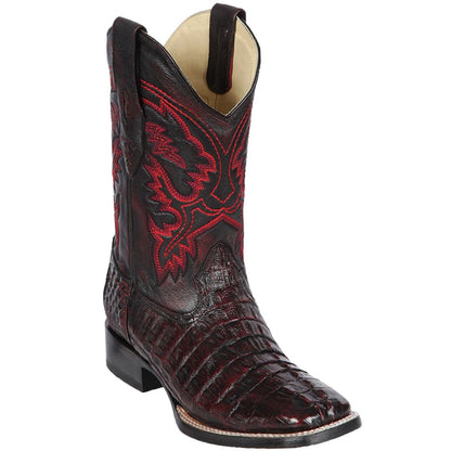 Botas de Cocodrilo Caiman Cola Horma Amplia