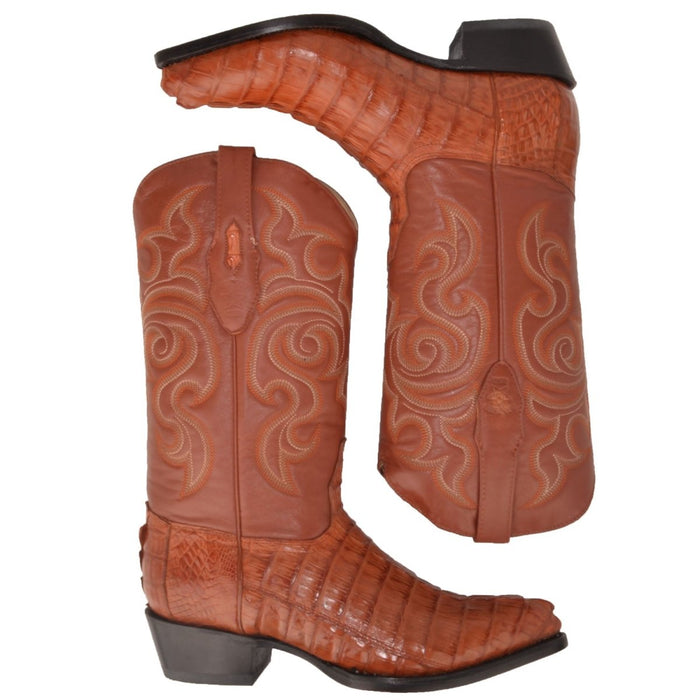 Botas de Cocodrilo Caiman Cola Horma Puntal