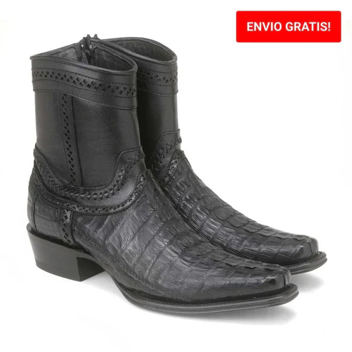 Botas de Cocodrilo Caiman Cola Punta Europea LAB - Image 2