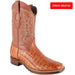 Botas de Cocodrilo Caiman Flanco Horma Amplia