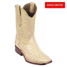 Botas de Cocodrilo Caiman Flanco Horma Amplia