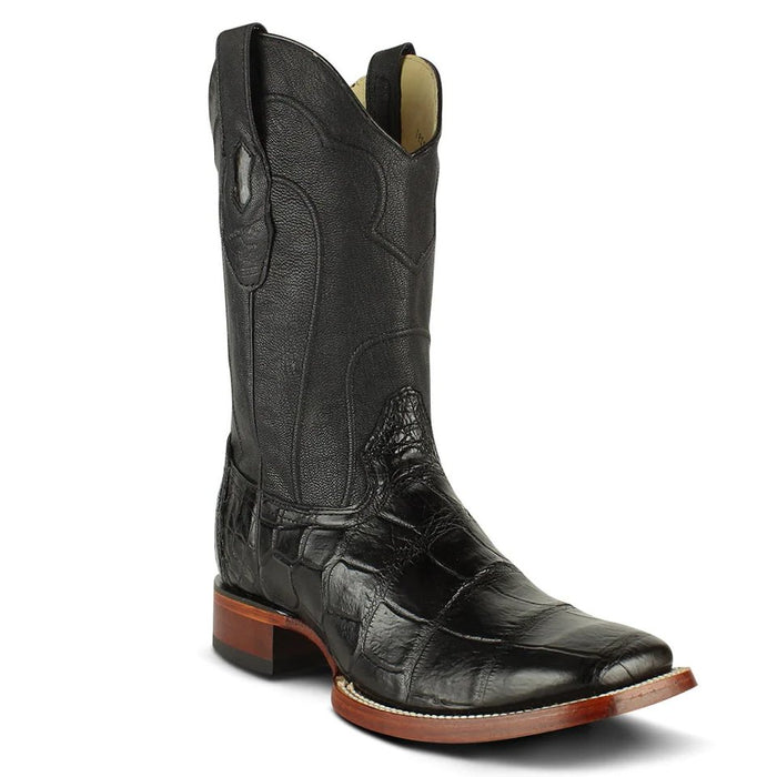Botas Cafe de Caiman Lomo Original Horma Rodeo  WD-223