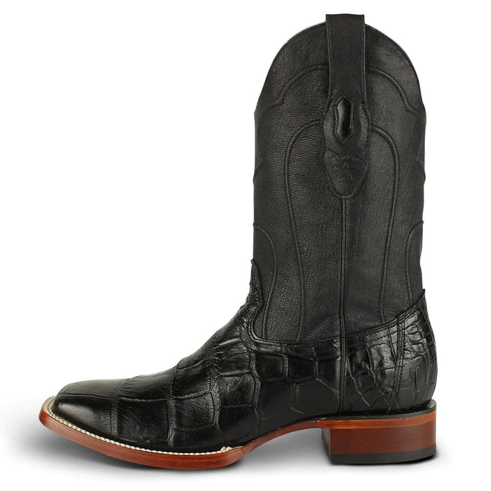 Botas de Cocodrilo Caiman Lomo Horma Amplia LAB