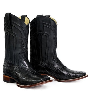 Botas de Cocodrilo Caiman Lomo Horma Amplia LAB