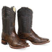 Botas de Cocodrilo Caiman Lomo Horma Cuadrada Amplia